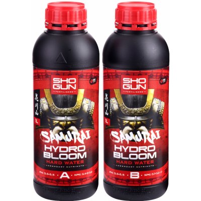 Shogun Samurai Hydro Bloom A+B 1 l měkká voda – Zboží Mobilmania