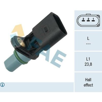 Snímač, poloha vačkového hřídele FAE 79175 – Zboží Mobilmania