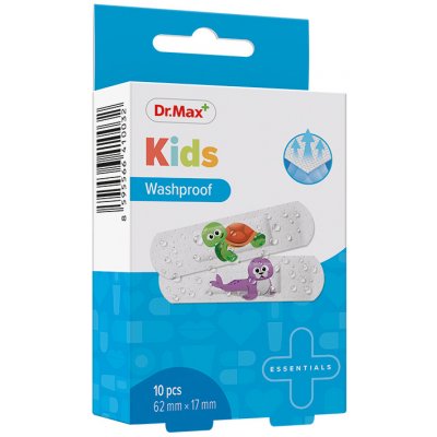 Dr. Max Kids Washproof 62 mm x 17 mm náplast 10 ks – Zbozi.Blesk.cz