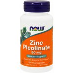 Now Foods Zinc Picolinate 50 mg 60 rostlinných kapslí – Hledejceny.cz