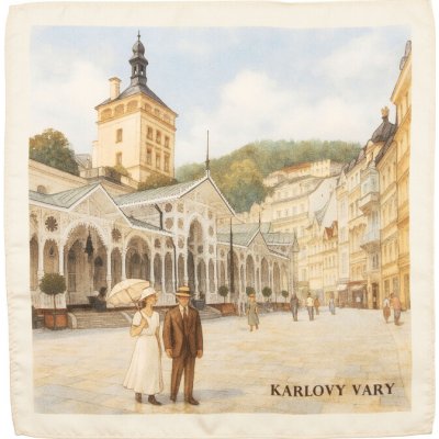 Bubibubi Hedvábný kapesníček do saka Karlovy Vary – Zboží Dáma