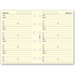 Filofax adresář, krémový náplň kapesních diářů – Zboží Dáma