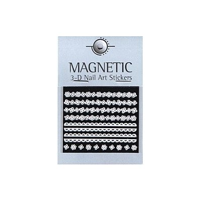 Magnetic Nail 3D Rubber Nail Art Sticker 41