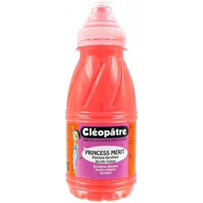 Cleopatre Akrylová barva PRINCESS MERIT 250 ml Karmínová Červená