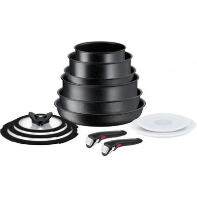 Tefal L3999953 SADA NÁDOB INGENIO BLACK STONE, 13 DÍLŮ