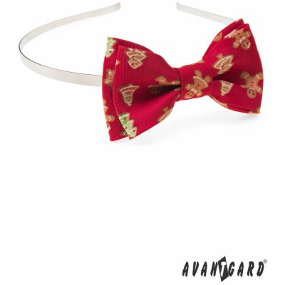 Avantgard Čelenka s motýlkem 756-19101 Červená/perníček – Sleviste.cz