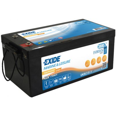 EXIDE EQUIPMENT 36V 100Ah EV3800/36 – Hledejceny.cz