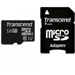 Transcend microSDHC 16 GB UHS-I TS16GUSDU1 – Zbozi.Blesk.cz