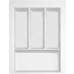 Příborník MAX 40, 49 × 35 × 5,5 cm, plast, bílý K8040100 – Zboží Mobilmania