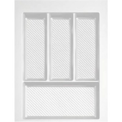 Příborník MAX 40, 49 × 35 × 5,5 cm, plast, bílý K8040100 – Zboží Mobilmania