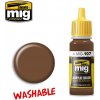 Modelářské nářadí AMMO by MIG Jimenez WASHABLE Earth 17ml / A.MIG-107 AMIG0107