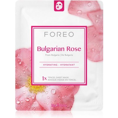 Foreo Plátýnková maska Bulgarian Rose 3 x 20 g