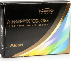 Alcon Air Optix colors dioptrické Hazel barevné 2 čočky