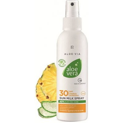 Opalovací mléko ve spreji Aloe Vera SPF 30 (Sun Milk Spray) 150 ml – Zboží Mobilmania