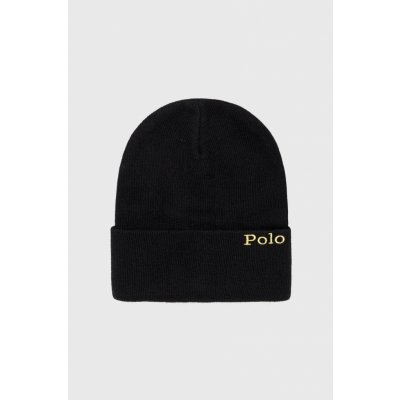 Zimní čepice – Polo Ralph Lauren čepice černá 449891292001