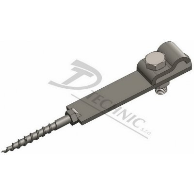 PV 01 h 100 Podpěra vedení do zdi na hmoždinku - 8x100 DT TECHNIC 101020 – Hledejceny.cz