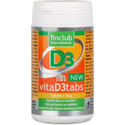 Finclub Fin VitaD3tabs NEW vitamin D3 120 tablet