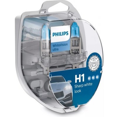 Philips WhiteVision ultra H1 P14,5s 12V 55W 2 ks 12258WVUSM – Hledejceny.cz