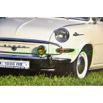 ŠKODA 1000MB 1964-CHROMOVÉ LIŠTY na PŘEDNÍ MASKU 0201118 | Zboží Auto