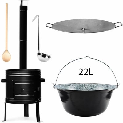 Perfect Home PL-Set-125 Kotlíková souprava 22L, 5ks – kotlina/kotlík/vařečka/naběračka/deska – Zbozi.Blesk.cz