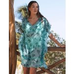 Fantasie kaftan Luna Bay tyrkysový – Zboží Dáma