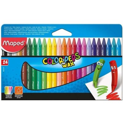 MAPED Trojhranné voskovky Color'Peps 24ks – Zboží Mobilmania