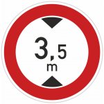 Dopravní značka B16, Zákaz vjezdu vozidel, jejichž výška přesahuje vyznačenou mez Dopravní značka 700 mm kruh – Zboží Dáma