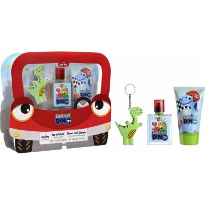 Eau My Dino EDT 50 ml + sprchový gel 100 ml + přívěšek na klíče dárková sada – Zboží Dáma