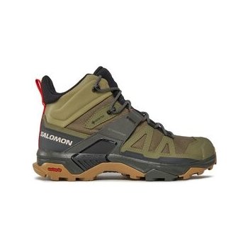 Salomon X Ultra 4 Mid Wide Gtx M L41739900 deep lichen green peat kelp