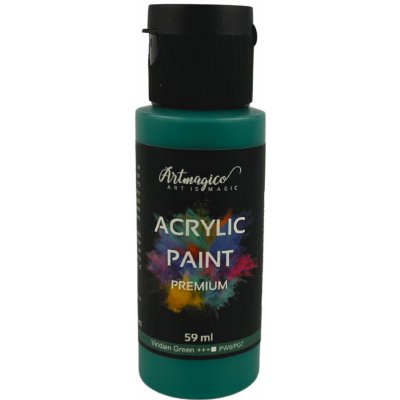 Artmagico akrylové barvy Premium 59 ml Viridian green – Zbozi.Blesk.cz