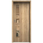 Sapeli Elegant Komfort M33 posuvné dub Halifax 120 x 210 cm Planibel bronz – Hledejceny.cz