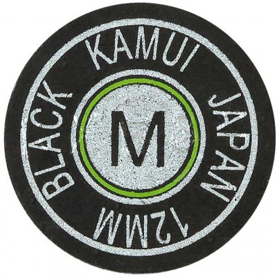 Kamui kůže na tágo Black Original Medium 12 mm – Zboží Dáma
