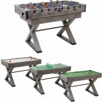 Garlando ALL IN 9, multifunkční hrací stůl s 9-ti hrami v jednom, šedý dub – Sleviste.cz