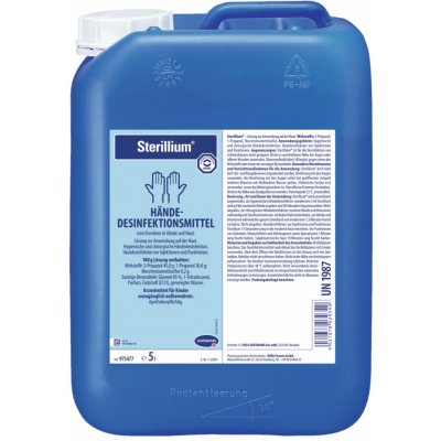 Sterillium med dezinfekčný prípravok na ruky na báze etanolu 5 l – Zboží Mobilmania