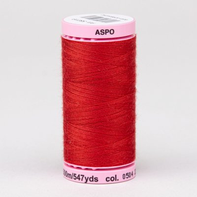 Amann Univerzální šicí nit ASPO 120 polyesterová, sytá rudá červená 0504, návin 500m – Zboží Mobilmania