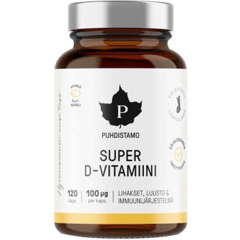 Puhdistamo Super Vitamin D 4000iu 120 kapslí