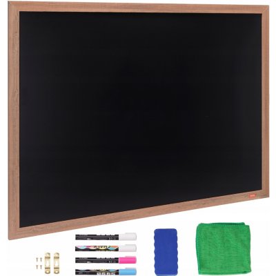 VEVOR Černá Magnetická Tabule s Dřevěným Rámem 1168.4 x 889 MM – Sleviste.cz