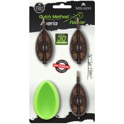 Mikado Krmítkový Set - Method Feeder Q.M.F. Aperio 3ks + forma Varianta: 30+40+50g – Sleviste.cz