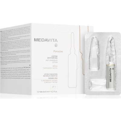 Medavita Puroxine Anti-Dandruff Lotion sérum proti lupům 12 x 6 ml – Sleviste.cz