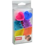 BANQUET Sada silikonových formiček CULINARIA 3,3 cm mix barev 8 ks – Sleviste.cz