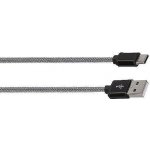 Solight SSC1602-S USB-C , USB 2.0 A konektor - USB-C 3.1 konektor, silikon, 2m – Zboží Mobilmania