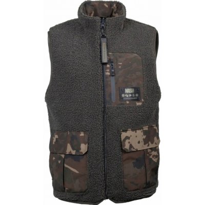 Nash Vesta Zero Tolerance Sherpa Fleece Reversible Body Warmer – Zboží Dáma