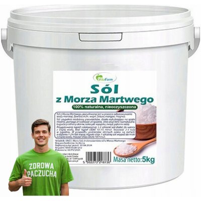 Vitafarm sůl z Mrtvého moře koupelová sůl 5 kg – Zboží Dáma
