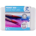 Van Gogh kapesní sada akvarelů základní odstíny, 5 půlpánviček + štětec – Hledejceny.cz