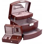 JKBox šperkovnice SP 829 A21 hnědá – Zbozi.Blesk.cz