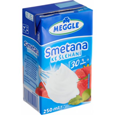 Meggle Smetana ke šlehání 30% tuku 250 ml – Zboží Mobilmania