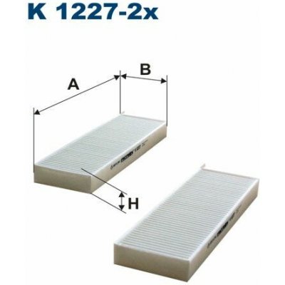 Filtr, vzduch v interiéru FILTRON K 1227-2x – Hledejceny.cz