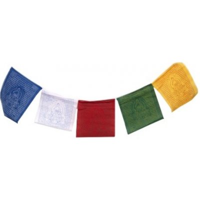 Tibetské modlitební vlaječky Medicine Buddha 20 x 24 cm 10ks – Zboží Mobilmania