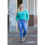 Italy fashion Dámský svetr COCOA Šalvějová, – Zboží Dáma