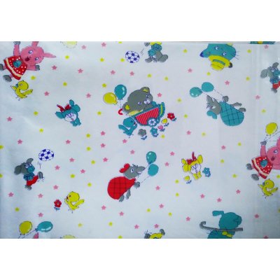 Wiky ubrus na lavici 65 x 50 cm Bílý se zvířaty – Hledejceny.cz